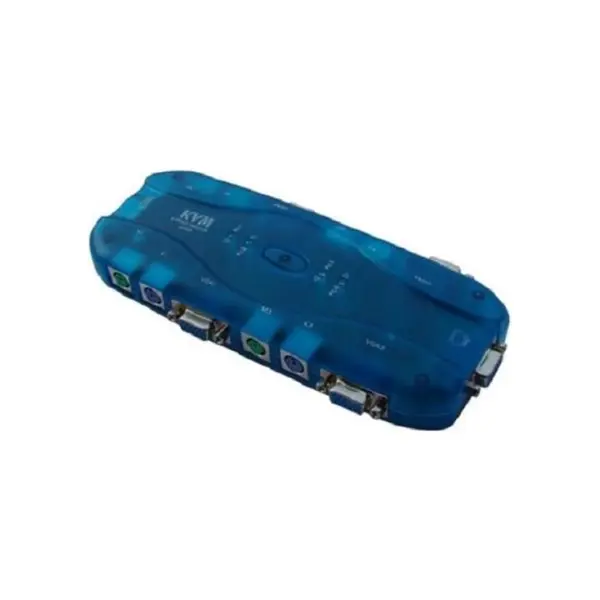 سوئیچ کی وی ام کی نت 4 پورت پی اس 2 با کابل KVM Switch Knet 4Port PS2 with cable - 3