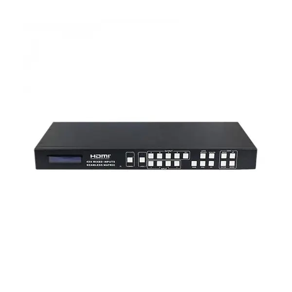 ماتریکس 4 در 4 HDMI بدون وقفه با ورودی VGA و AV و HDMI قابلیت ویدئو وال... Faranet HDMI 4×4 Mixed Input Seamless Matrix & Video-Wll + IR Remote / FN-W404 - 3