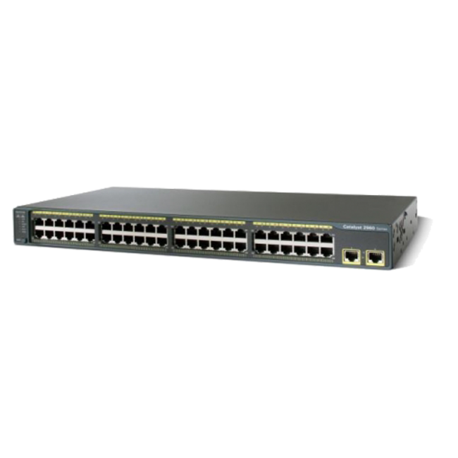 Cisco WS-C2960-48TT-L 48-Port Switch