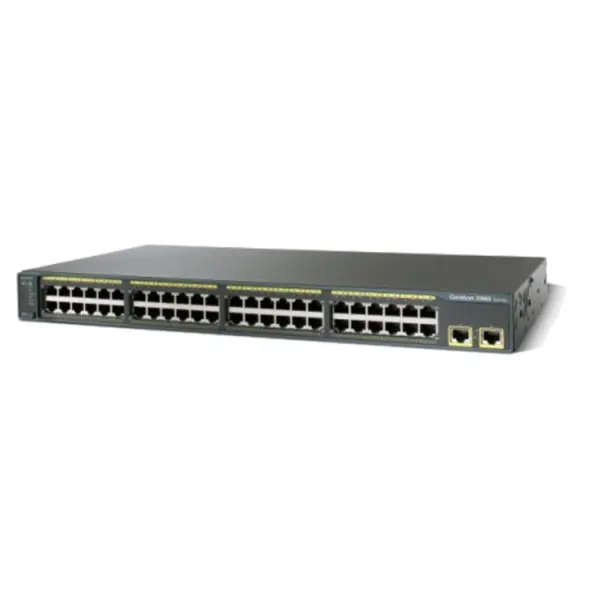 سوئیچ 48 پورت سیسکو Cisco WS-C2960-48TT-L Cisco WS-C2960-48TT-L 48-Port Switch - 5