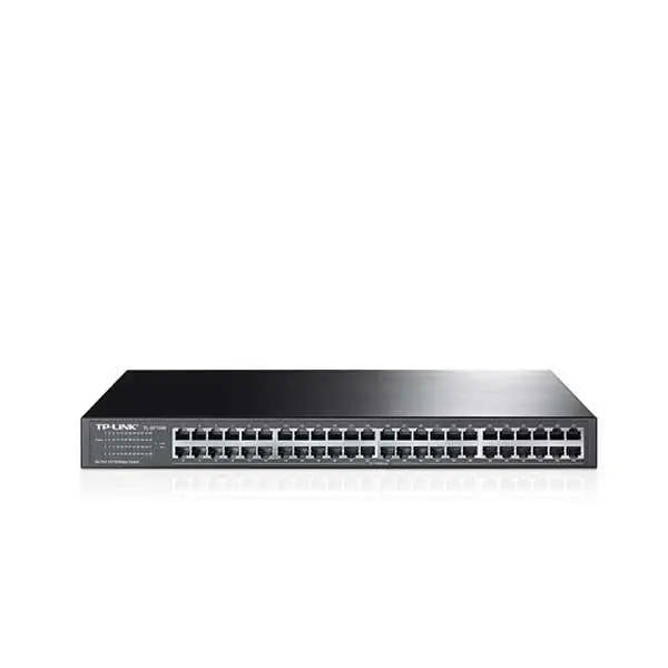 سوییچ 48 پورت مگابیتی و رکمونت تی پی-لینک مدل TL-SF1048 TP-LINK TL-SF1048 48-Port 10/100Mbps Rackmount Switch - 4