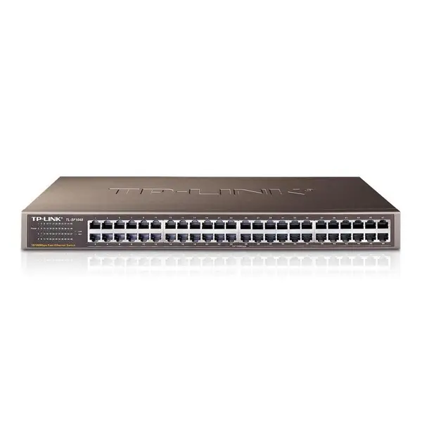 سوییچ 48 پورت مگابیتی و رکمونت تی پی-لینک مدل TL-SF1048 TP-LINK TL-SF1048 48-Port 10/100Mbps Rackmount Switch - 2