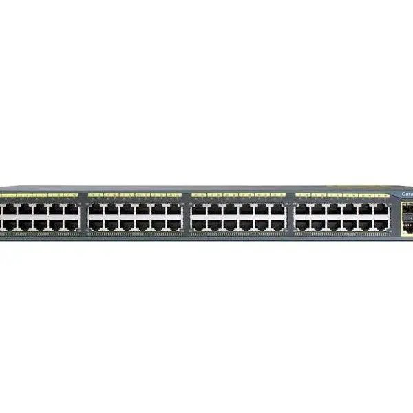 سوئیچ 48 پورت سیسکو مدل WS-C2960-48PST-L CISCO WS-C2960-48PST-L 48Port Switch - 5
