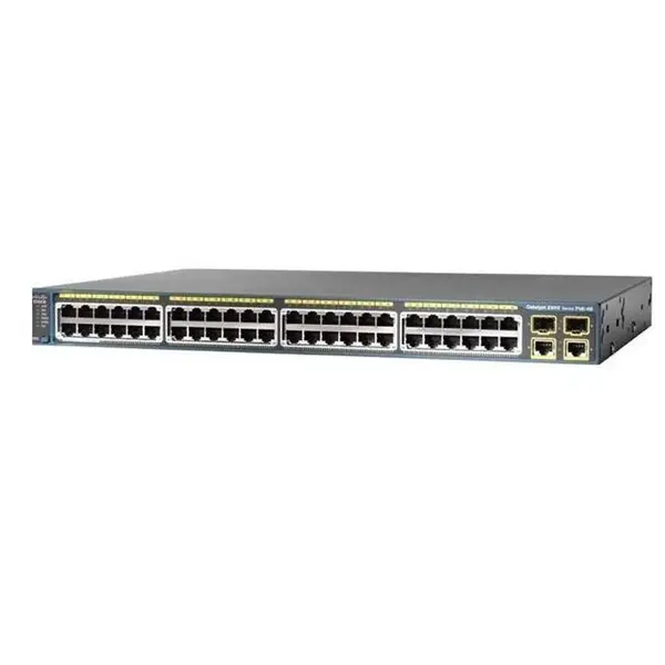 سوئیچ 48 پورت سیسکو مدل WS-C2960-48PST-L CISCO WS-C2960-48PST-L 48Port Switch - 4