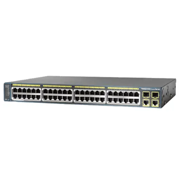 سوئیچ شبکه سیسکو 48 پورت WS-C2960-48PST-S - 2