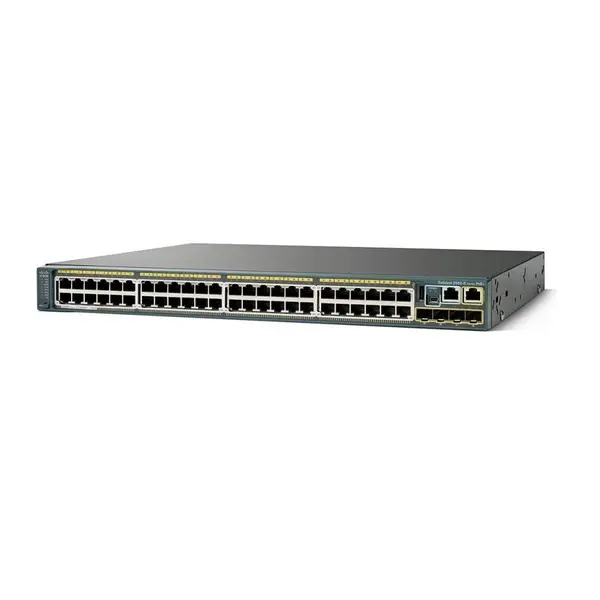 سوئیچ 48 پورت سیسکو مدل WS-C2960S-48FPS-L Cisco WS-C2960S-F48FPS-L 48Port Switch - 4