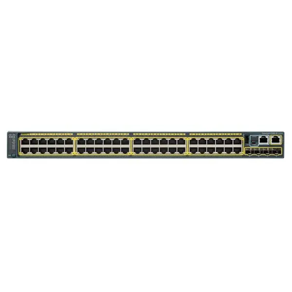 سوئیچ 48 پورت سیسکو مدل WS-C2960S-48FPS-L Cisco WS-C2960S-F48FPS-L 48Port Switch - 5