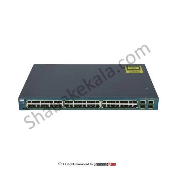 سوئیچ شبکه سیسکو 48 پورت WS-C3560-48TS-S - 2