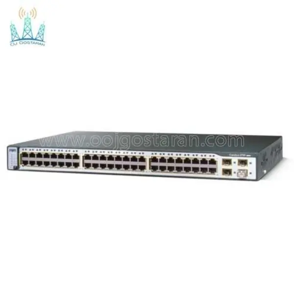 سوئیچ 48 پورت سیسکو مدل WS-C3750-48TS-E - 3
