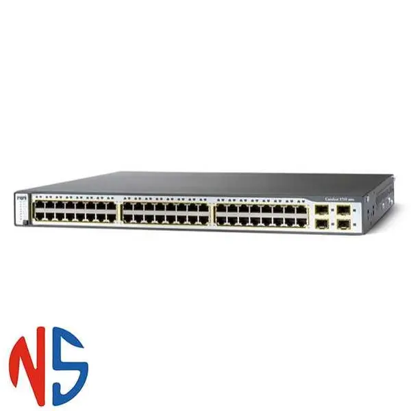 سوئیچ 48 پورت سیسکو مدل WS-C3750-48TS-E - 4