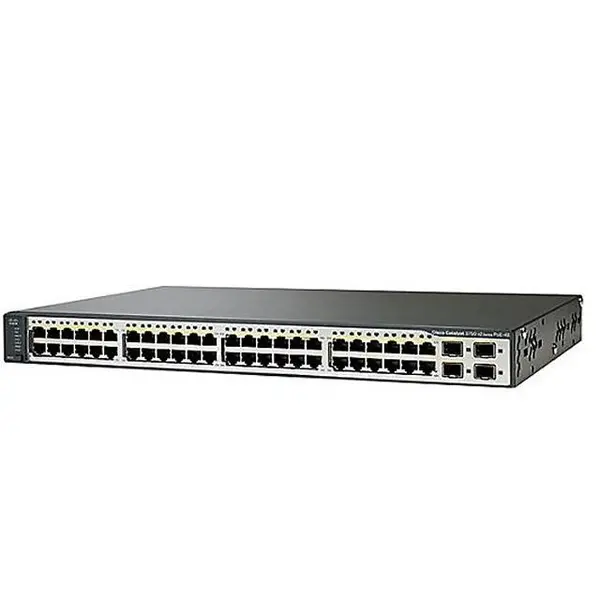 سوئیچ شبکه 48 پورت سیسکو WS-C3750V2-48PS-S - 2