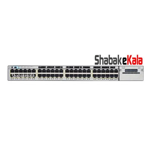 سوئیچ 48 پورت سیسکو مدل WS-C3750X-48P-S - 2