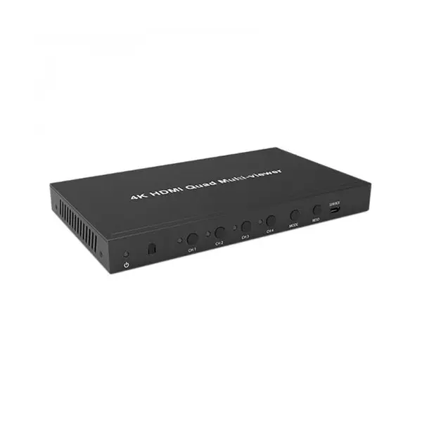 سوئیچ کواد 4 پورت HDMI با 5 حالت نمایش با خروجی صدا و VGA فرانت FN-S204M Faranet HDMI 4×1 Switch Quad Multi-View With IR + VGA OUT & Audio Extracat / FN-S204M