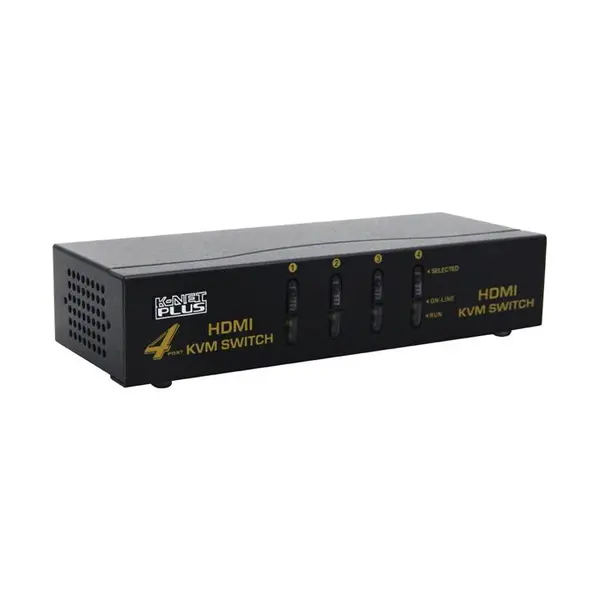 سوییچ 4 پورت HDMI KVM کی نت پلاس مدل KPH624 KNETPLUS KPH624 HDMI KVM Switch 4port - 5