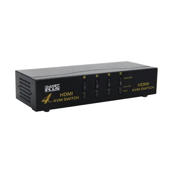 سوییچ 4 پورت HDMI KVM کی نت پلاس مدل KPH624 KNETPLUS KPH624 HDMI KVM Switch 4port - 2