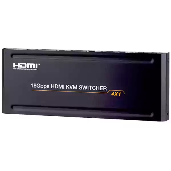 سوئیچ کی وی ام 4 خروجی اتومات HDMI+USB فرانت مدل FN-K241