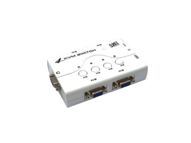 Knet Plus 1.2M 4-Port VGA KVM Switch