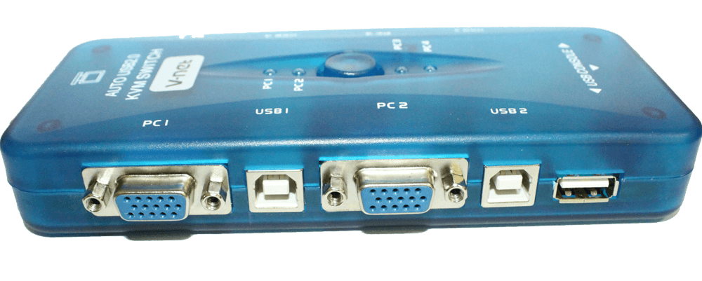 KVM Switch Knet 4Port USB with cable