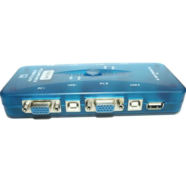 سوئیچ کی وی ام کی نت 4 پورت یو اس بی با کابل KVM Switch Knet 4Port USB with cable
