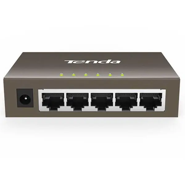 سوییچ تندا 5 پورتی غیرمدیریتی گیگابیت دسکتاپ تی ایی جی 1005 دی Switch: Tenda 5-Port Gigabit Desktop TEG1005D