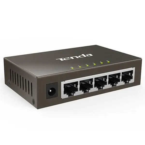 سوییچ تندا 5 پورتی غیرمدیریتی گیگابیت دسکتاپ تی ایی جی 1005 دی Switch: Tenda 5-Port Gigabit Desktop TEG1005D