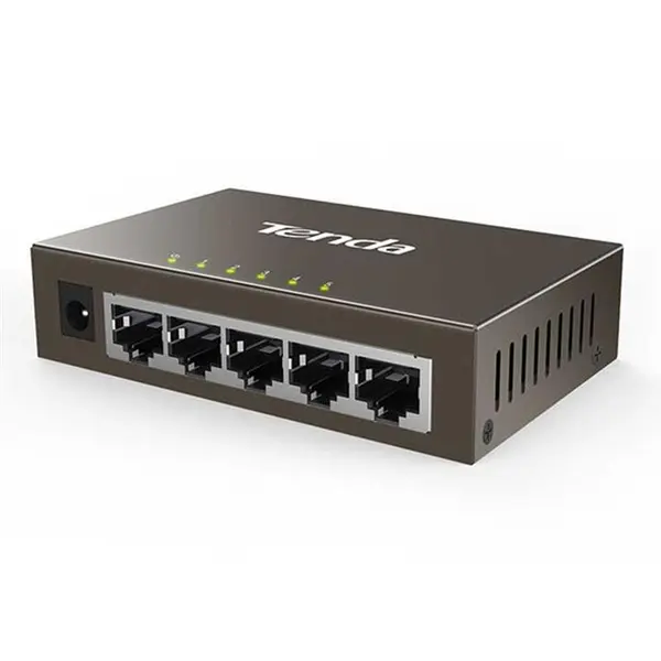 سوییچ تندا 5 پورتی غیرمدیریتی گیگابیت دسکتاپ تی ایی جی 1005 دی Switch: Tenda 5-Port Gigabit Desktop TEG1005D