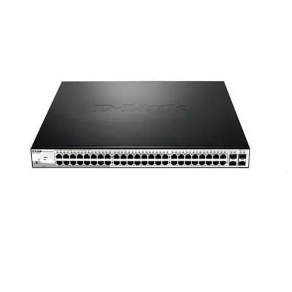 سوییج 52 پورت اسمارت دی لینک مدل دی جی اس 1210 52 پی D-Link DGS-1210-52P 52-Port Smart Managed Switch - 2