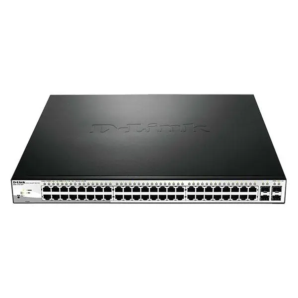 سوییج 52 پورت اسمارت دی لینک مدل دی جی اس 1210 52 پی D-Link DGS-1210-52P 52-Port Smart Managed Switch - 3