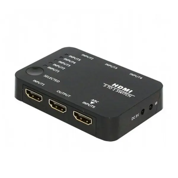 سوئیچ 5 پورت HDMI با قابلیت 3D فرانت مدل FN-S155 Faranet FN-S155 5port HDMI switch - 4