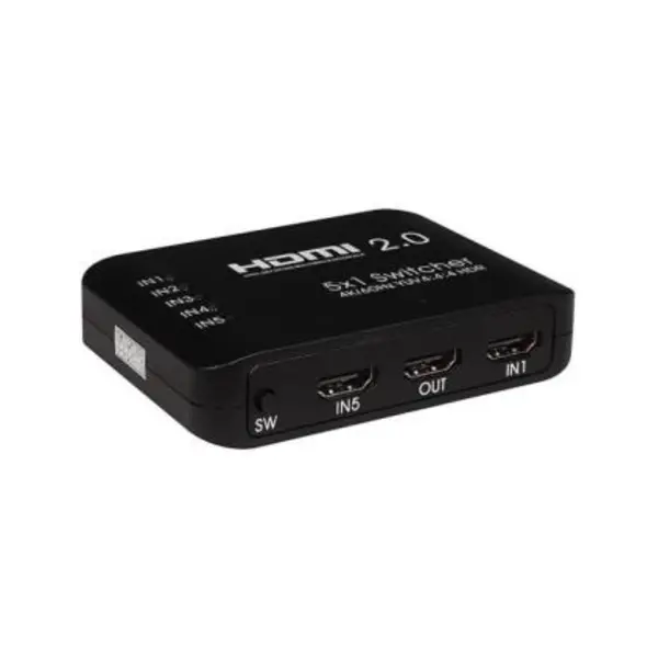سوئیچ 5 پورت HDMI همراه آداپتور کی نت پلاس KP-SWHD2005