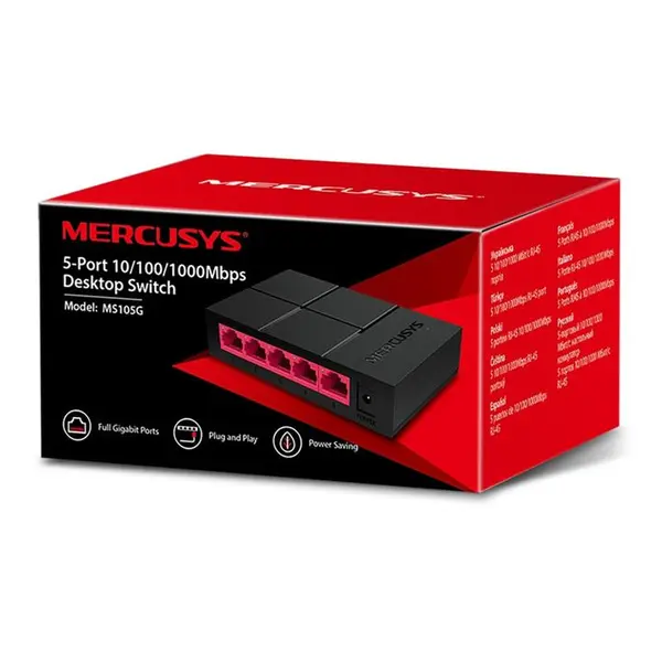 سوییچ5 پورت هزار MERCUSYS