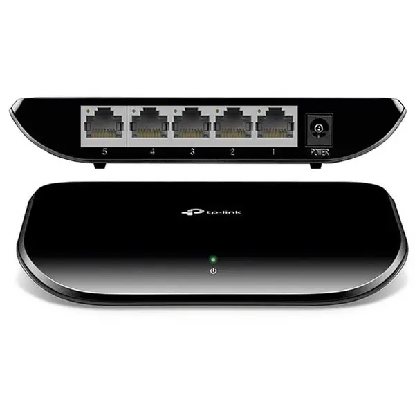 سوییچ 5 پورت تی پی لینک New Design TL-SG1005D TP-LINK TL-SG1005D 5-Port Gigabit Desktop Switch - 5