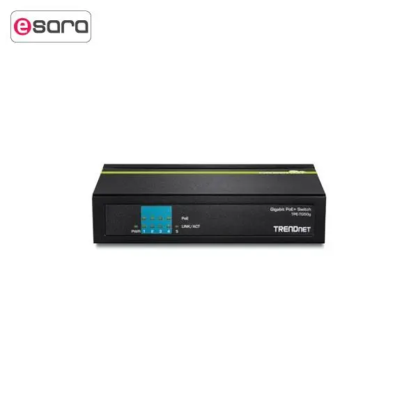 سوییچ 5 پورت POE ترندنت مدل TPE-TG50G TRENDnet TPE-TG50G 5 Port POE Switch