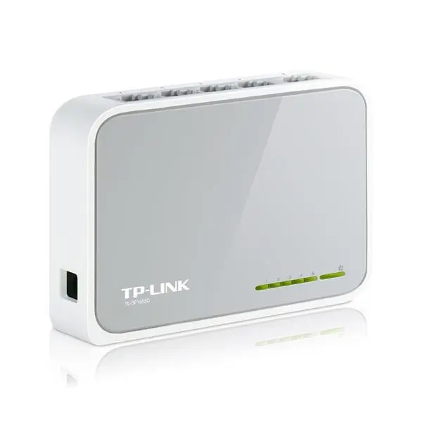 سوییچ 5 پورت مگابیتی و دسکتاپ تی پی-لینک مدل TL-SF1005D TP-LINK TL-SF1005D 5-Port 10/100Mbps Desktop Switch - 2