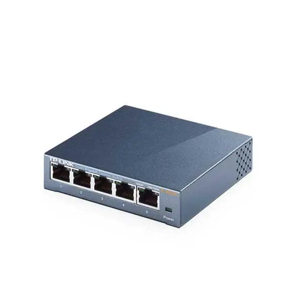سوییچ گیگابیتی 5 پورت دسکتاپ تی پی-لینک مدل TL-SG105 TP-Link TL-SG105 5-Port Gigabit Desktop Switch - 3