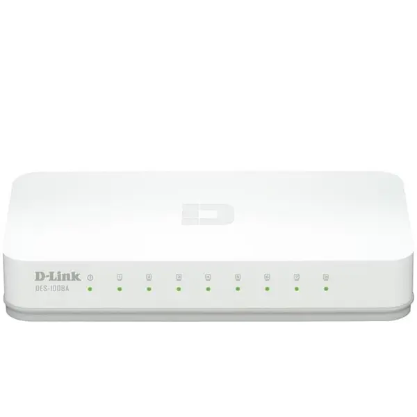سوییچ 8 پورت 1008 ای دی لینک D-Link 8-Port 10/100 Switch DES-1008A - 3