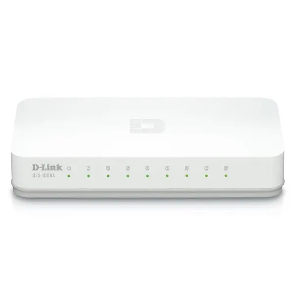 سوییچ 8 پورت 1008 ای دی لینک D-Link 8-Port 10/100 Switch DES-1008A - 5