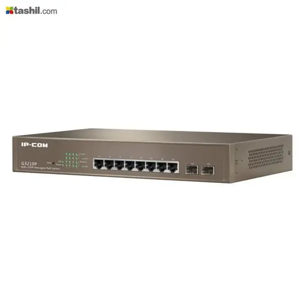 سوئیچ مدیریتی 8 پورت 10/100/1000 آی پی کام G3210P IP-COM RAIDMAX - 2