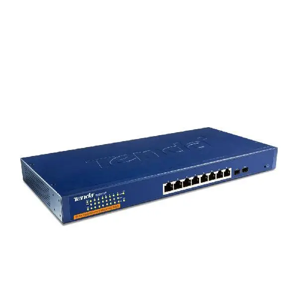 سوییچ هوشمند 8 پورت 10/100/1000 تندا تی ای جی 1210 پی Tenda 8-Port 10/100/1000Mbps + 2 Shared Mini-GBIC Port Gigabit Smart Switch TEG1210P - 3