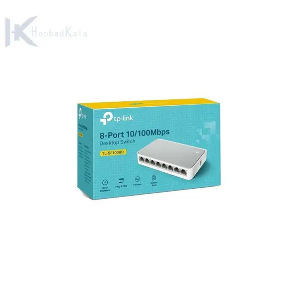سوییچ 8 پورت 10/100 تی-پی-لینک | مدل tp-link LS-1008d