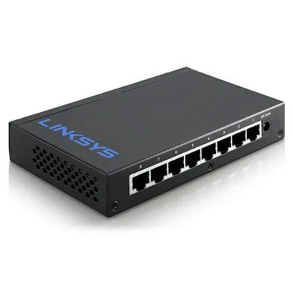 سوئیچ 8 پورت لینک سیس مدل ال جی اس 108 ای یو Linksys LGS108-EU 8-Port Business Desktop Gigabit Switch - 3