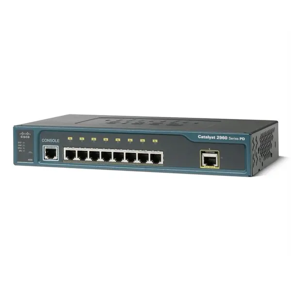 سوییچ مدیریتی 8 پورت Cisco مدل WS-C2960PD-8TT-L Cisco WS-C2960PD-8TT-L - 4