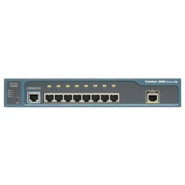 سوییچ مدیریتی 8 پورت Cisco مدل WS-C2960PD-8TT-L Cisco WS-C2960PD-8TT-L - 2