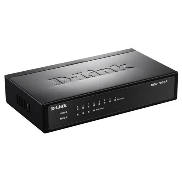 دی لینک سوییچ 8 پورتی DES-1008P D-Link DES-1008P 8-Port Gigabit Ethernet PoE Switch - 3