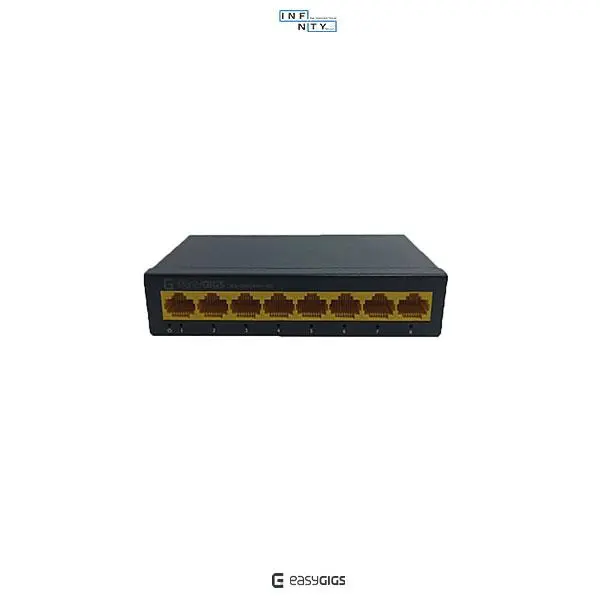 سوییچ 8 پورت ایزی گیگز EASYGIGS مدل EG-SWU-1201-8G