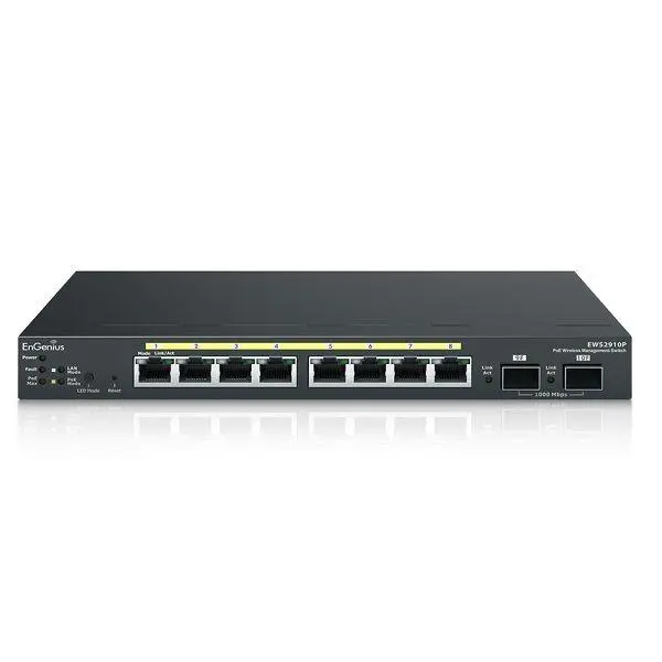 سوئیچ ان جنیوس 8 پورت مدیریتی مدل EWS2910P EnGenius EWS2910P Neutron Series 8 Port Managed Switch