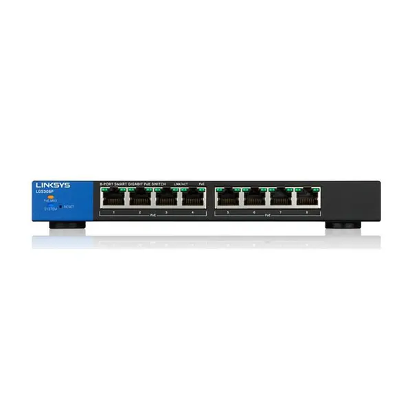 سوییچ 8 پورت لینک سیس مدل LGS308P-EU Linksys LGS308P-EU 8-port Switch