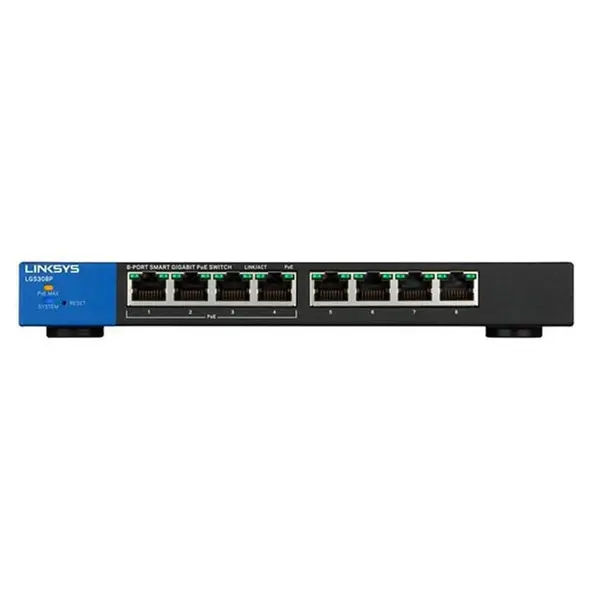سوییچ 8 پورت لینک سیس مدل LGS308P-EU Linksys LGS308P-EU 8-port Switch - 3