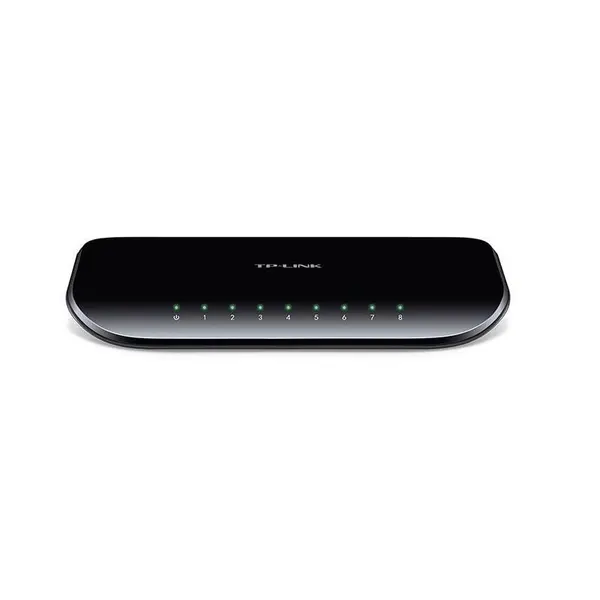 سوییچ 8 پورت گیگابیت و دسکتاپ تی پی-لینک مدل New Design TL-SG1008D TP-LINK New Design TL-SG1008D 8-Port Gigabit Desktop Switch - 4