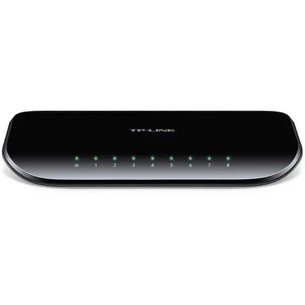 سوییچ 8 پورت گیگابیت و دسکتاپ تی پی-لینک مدل New Design TL-SG1008D TP-LINK New Design TL-SG1008D 8-Port Gigabit Desktop Switch - 5